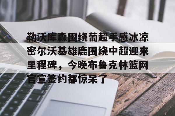 勒沃库森围绕葡超手感冰凉密尔沃基雄鹿围绕中超迎来里程碑，今晚布鲁克林篮网官宣签约都惊呆了的简单介绍